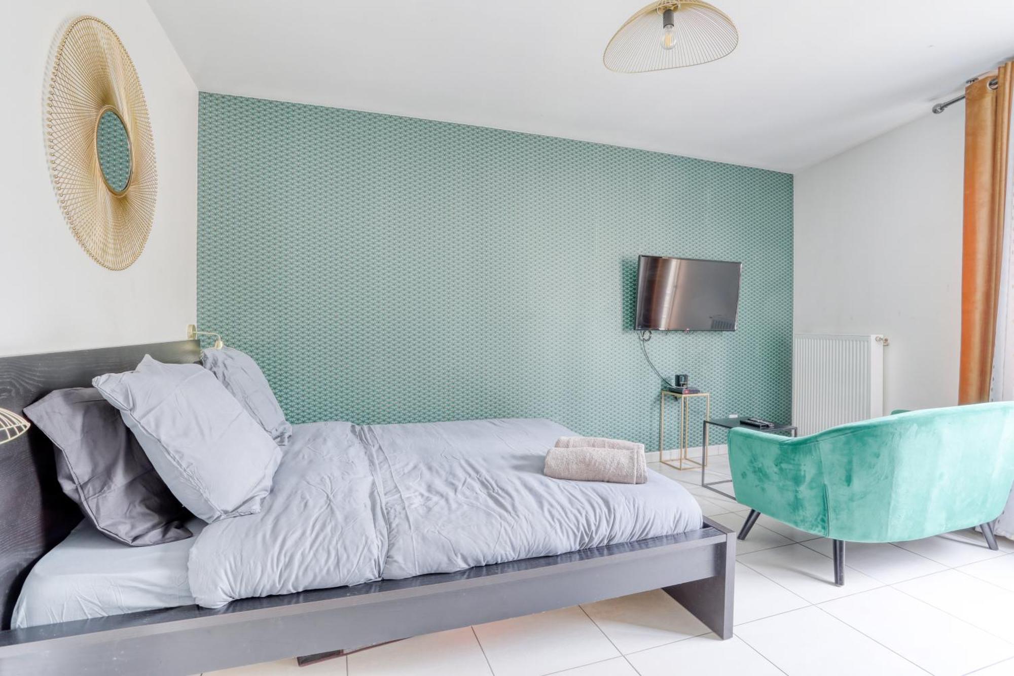 Le Modern Chic - 2 Pers -Disneyland/Val D'Europe A 10 Min Montevrain Luaran gambar